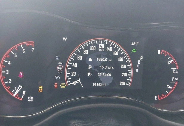 Dodge Durango cena 49000 przebieg: 109364, rok produkcji 2018 z Morąg małe 46